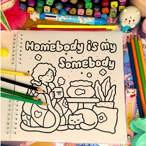 💖🌸 Self-Care Coloring Book 🌸💖