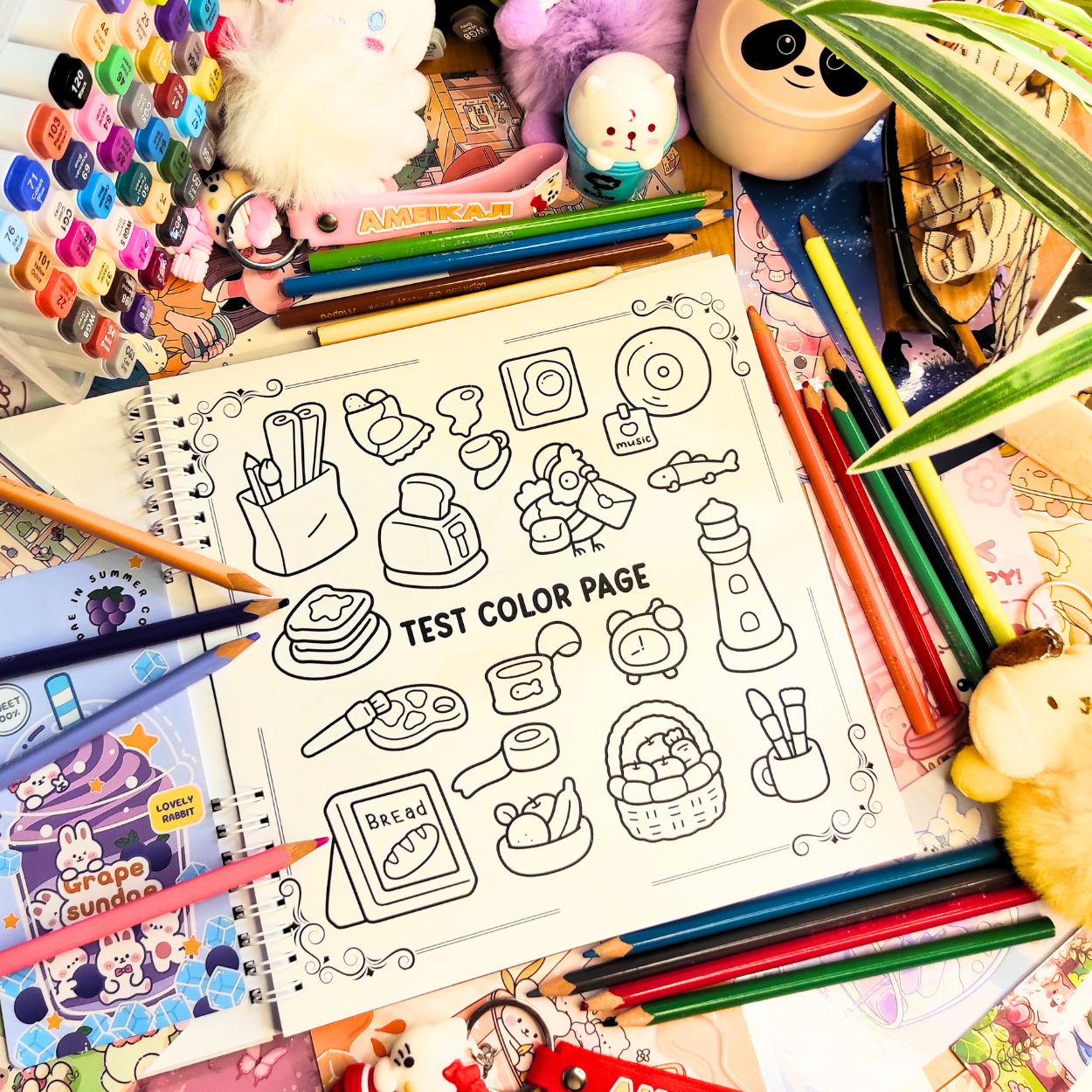 🌸🐰 Calm Days Coloring Book 🌸🐰