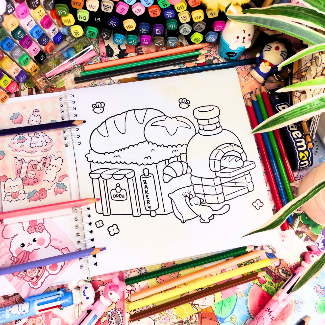 🌸☕ Cozy Place Coloring Book ☕🌸
