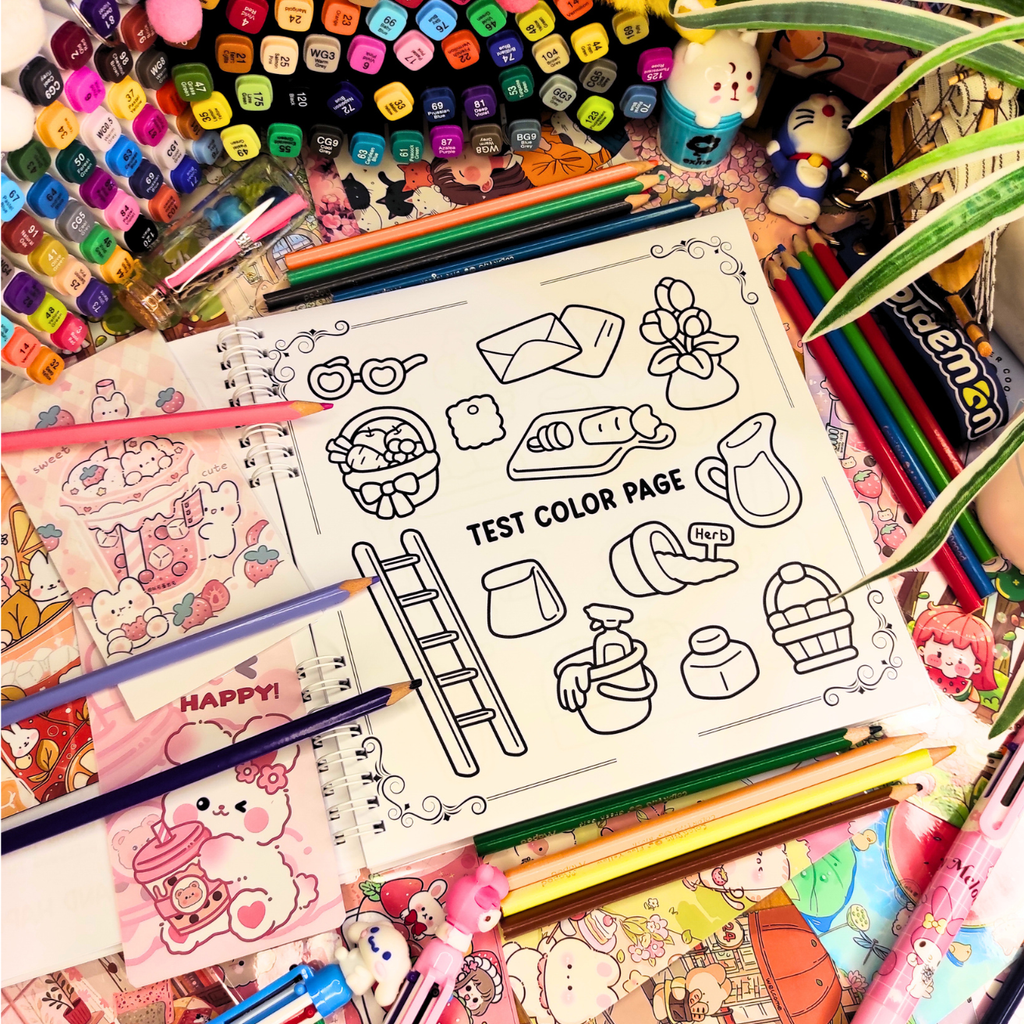 Comfy Spaces Coloring Book