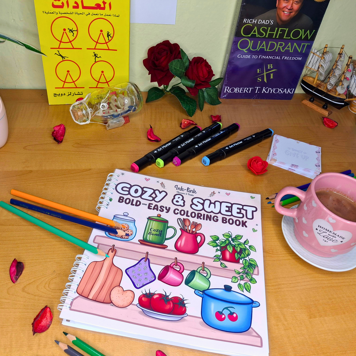 🍂🍪 Cozy & Sweet Coloring book – A Warm Season of Little Joys 🎄☕