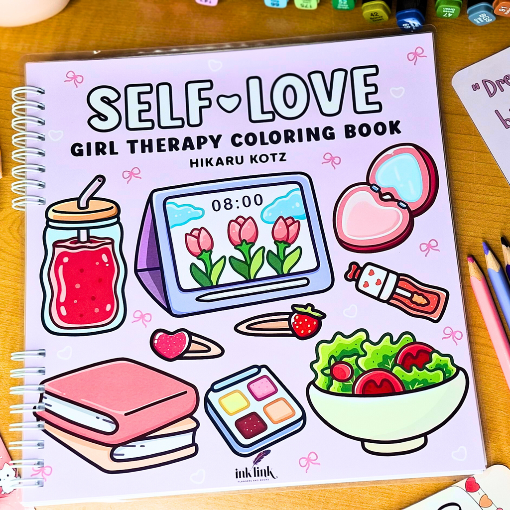 Self-Love: Girl Therapy Coloring Book