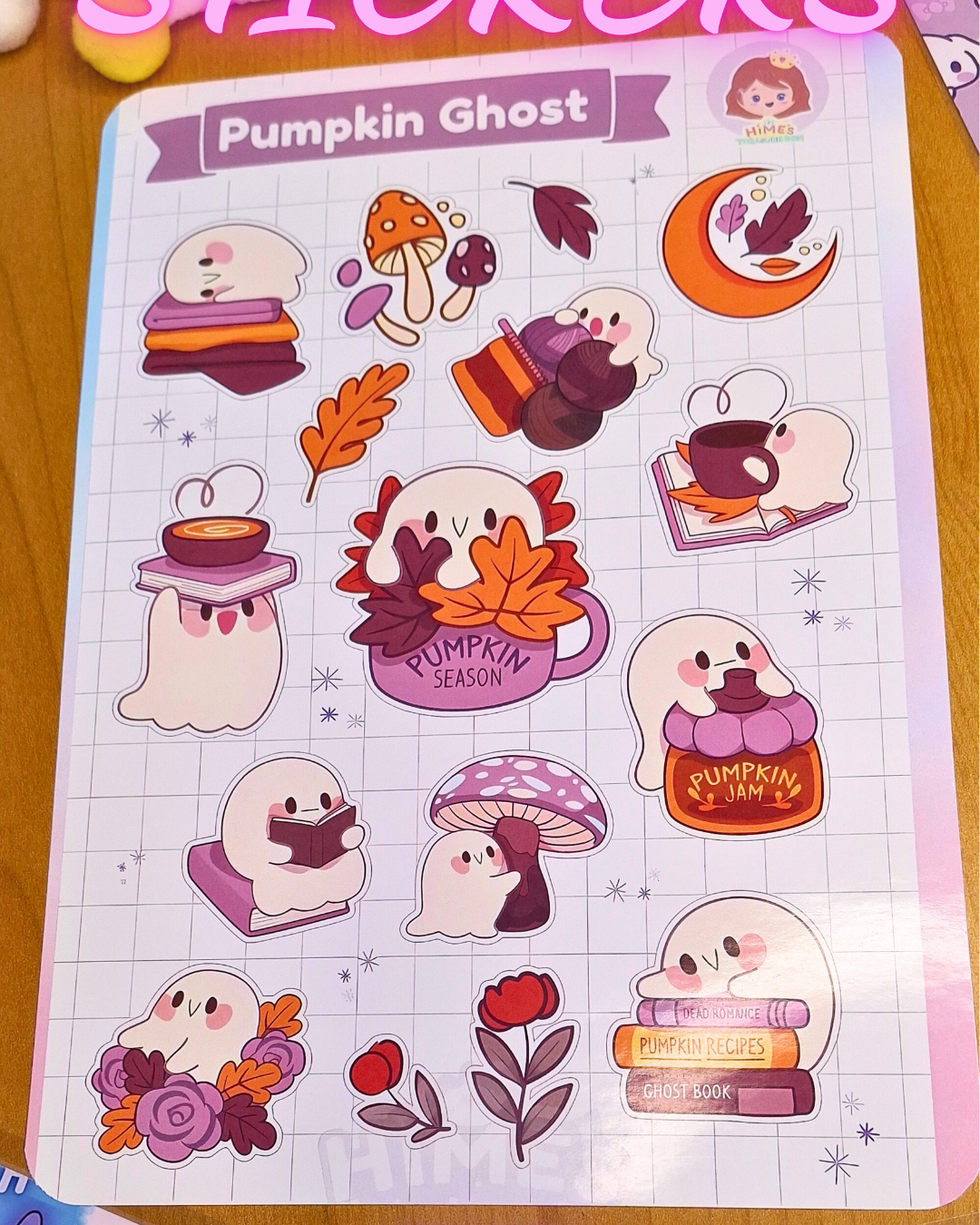 🎀🌸 Cute Sticker Sheet (A5) 🌸🎀