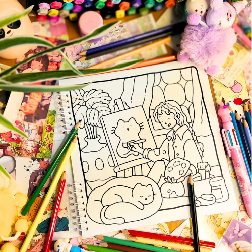 GIRL MOMENTS – Volume 2 Coloring Book