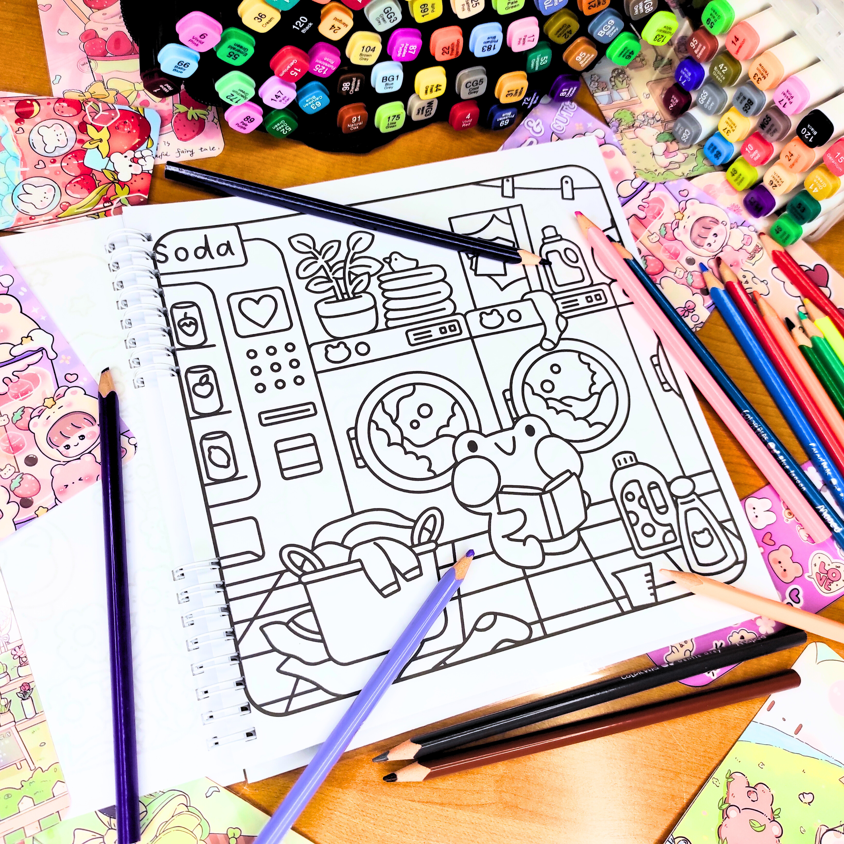 🐸✨ Froggy Days Coloring Book ✨🐸