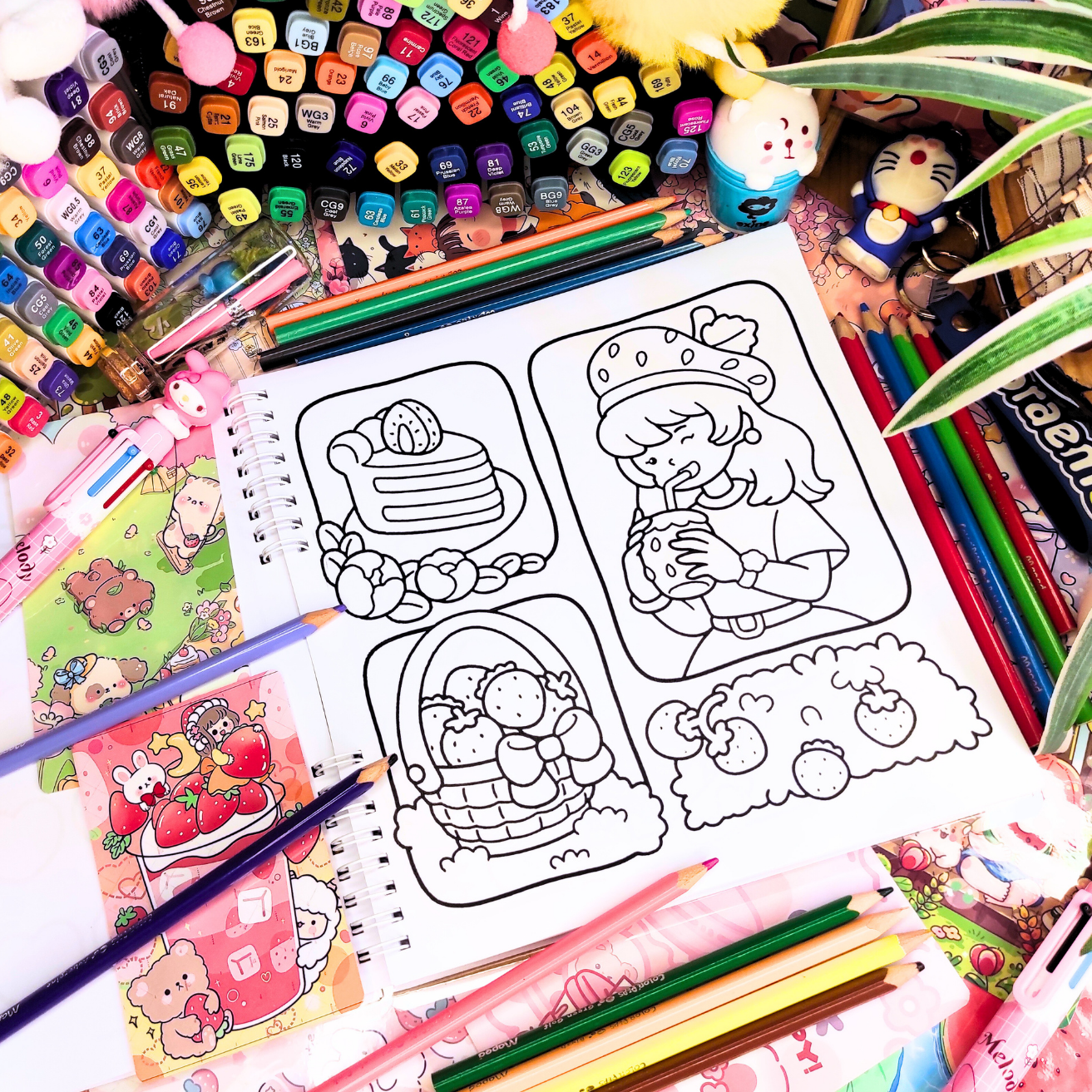 Girl Spaces Vol. 2 Coloring Book