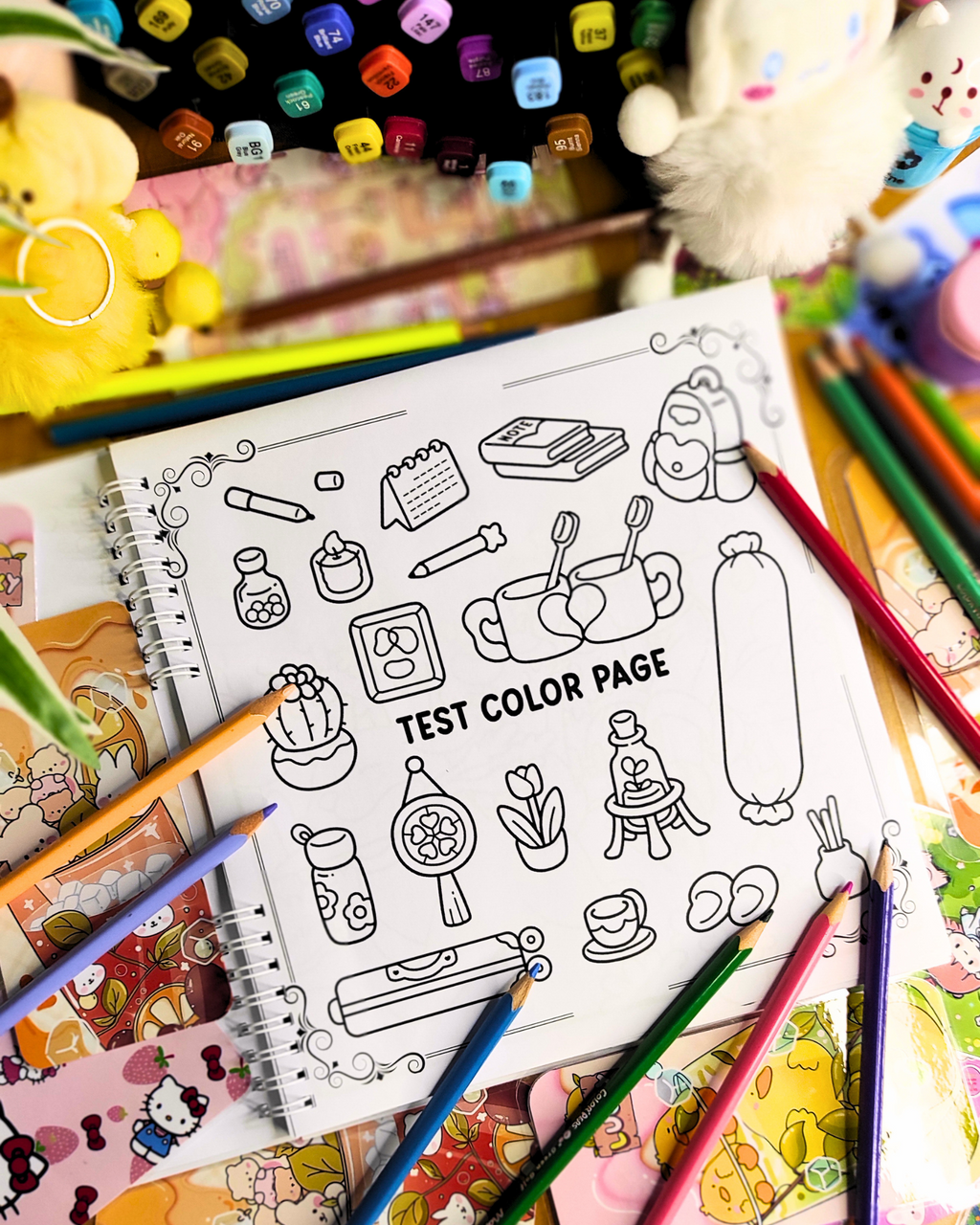 Simple Joys: Cute Coloring Book