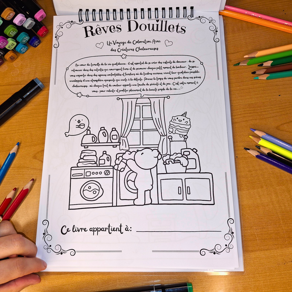 Rêves Douillets Coloring Book : 🌙✨ Cozy Dreams Collection