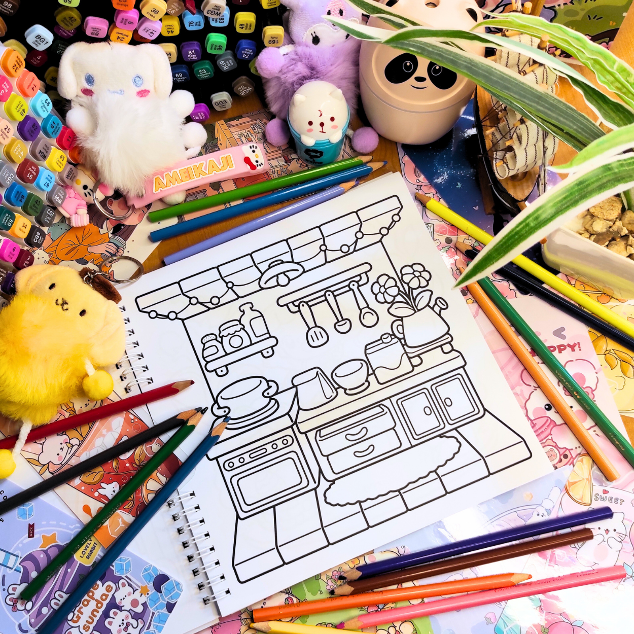 🏡🌿 Cottage Vibes Coloring Book 🌿🏡