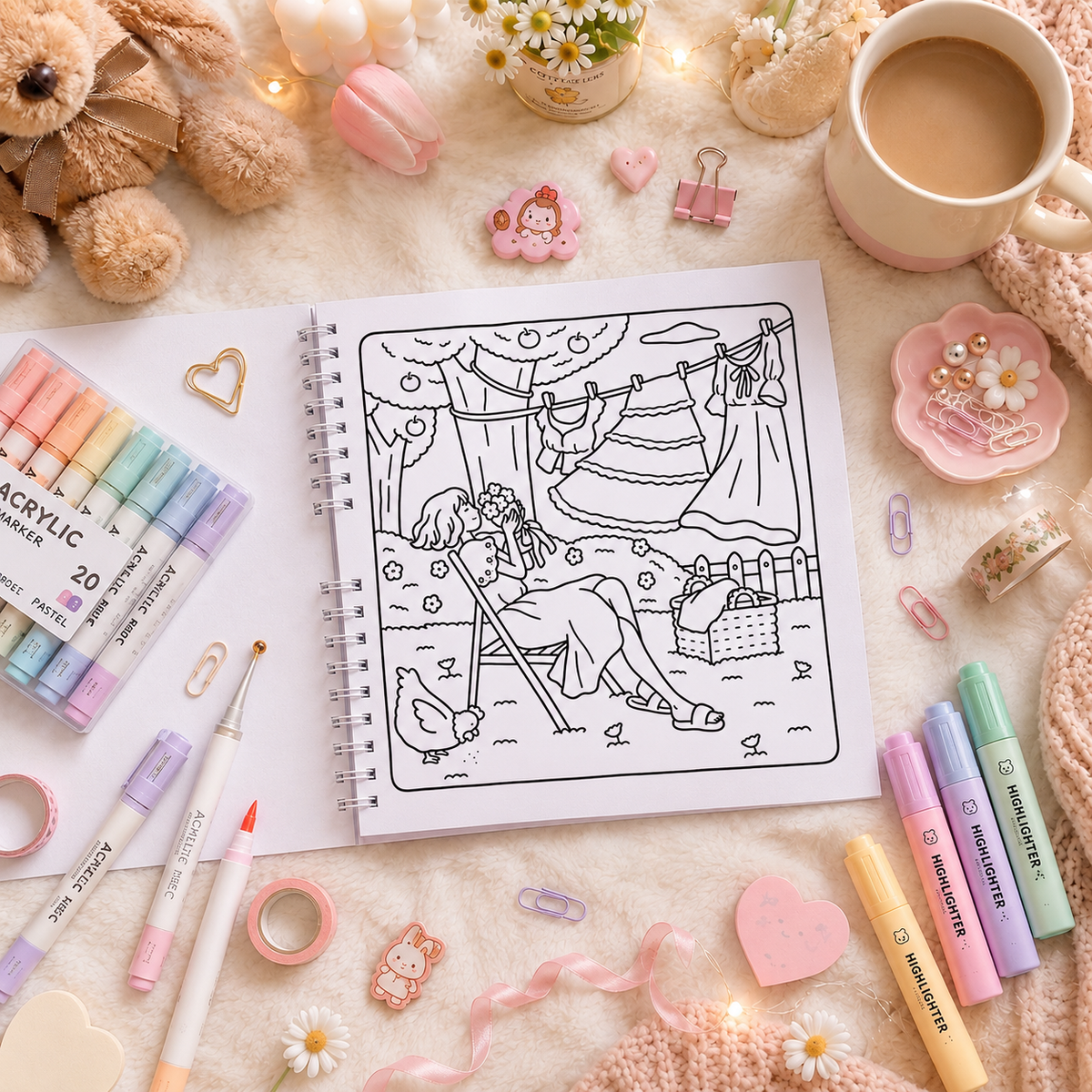 🏡🌸 Cozy Home Coloring Book – Little Houses, Beautiful Escapes 🌸🏡