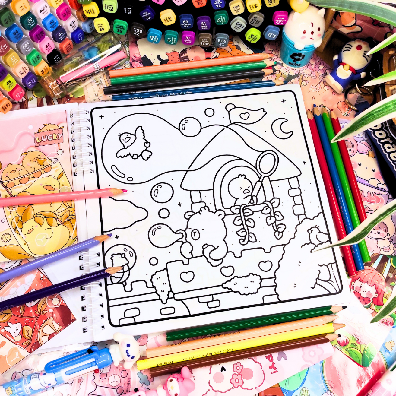 🌿✨ Little Cuddles Coloring Book ✨🌿