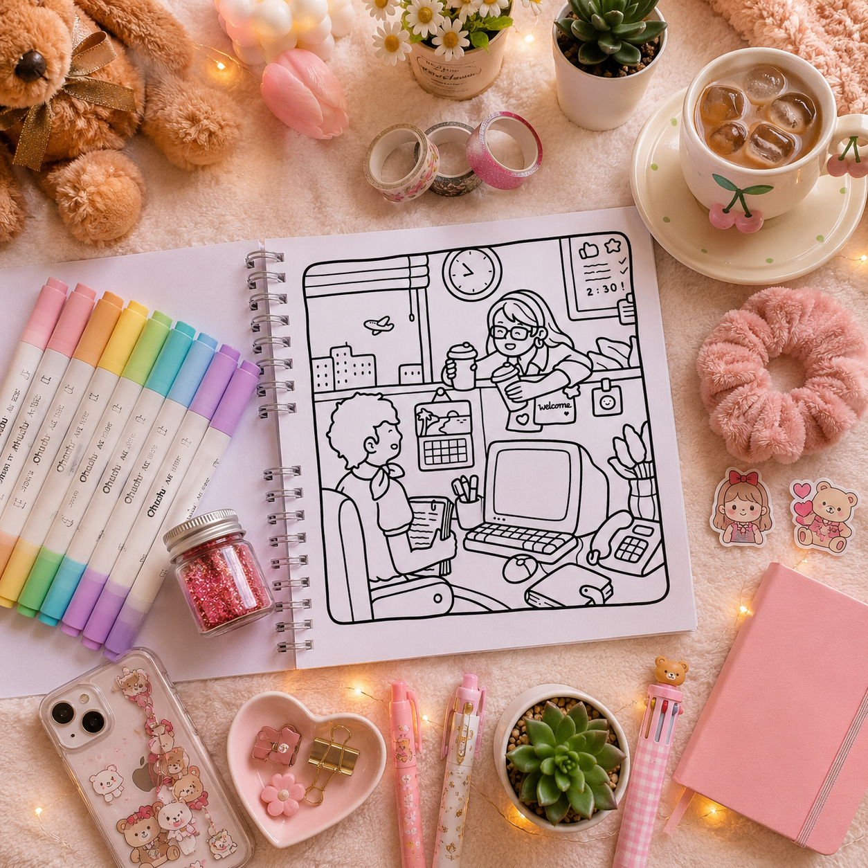 🌸 Girl Moments Vol. 3 – A Cozy Coloring Adventure