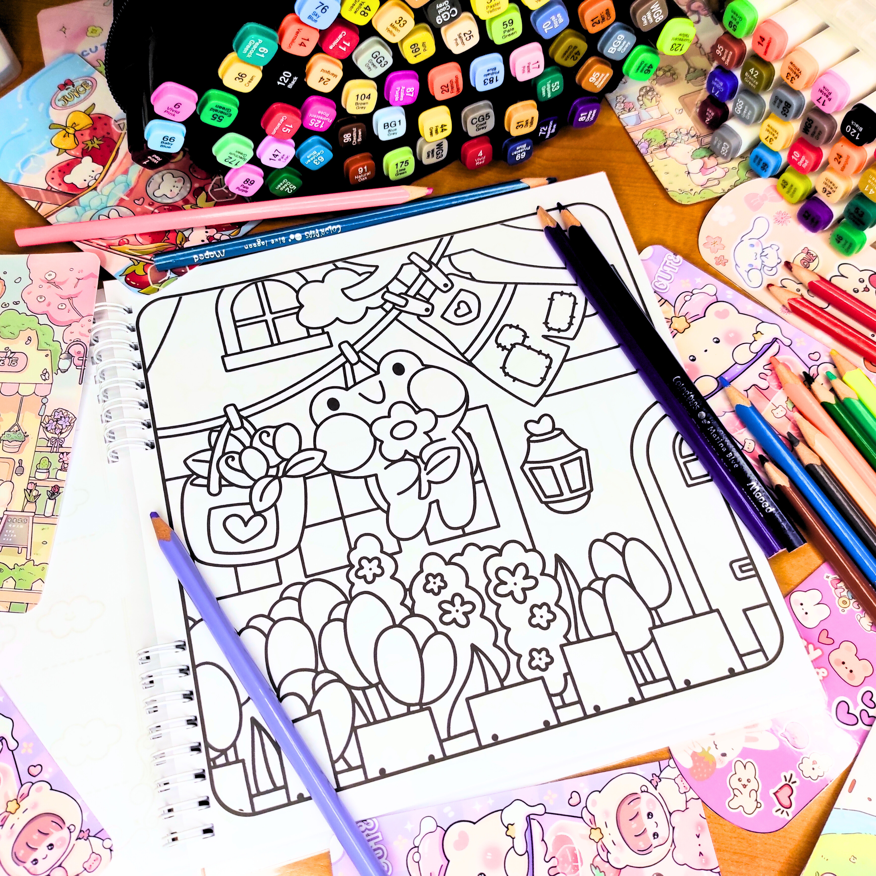 🐸✨ Froggy Days Coloring Book ✨🐸