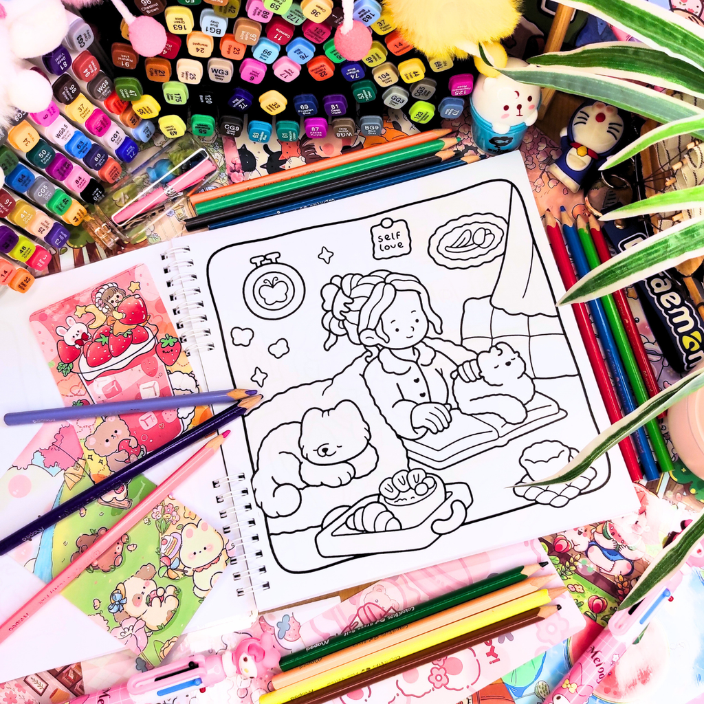 Girl Spaces Vol. 2 Coloring Book