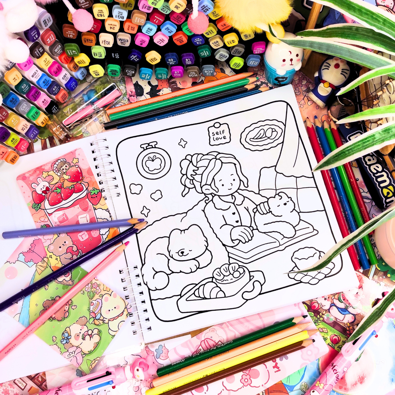 Girl Spaces Vol. 2 Coloring Book