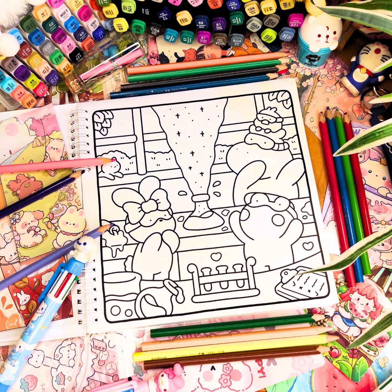 🌿✨ Little Cuddles Coloring Book ✨🌿