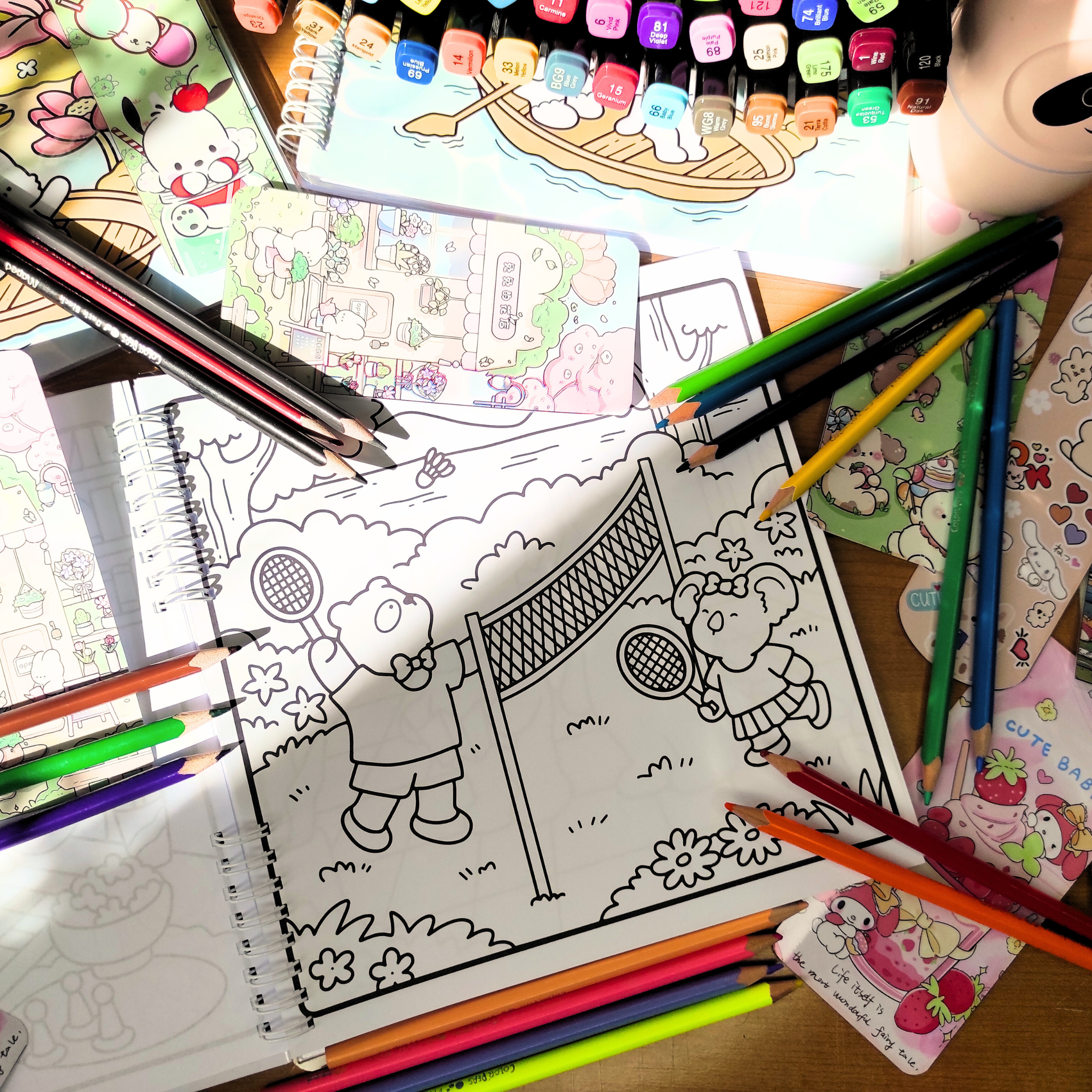 🌸 Douce Famille – A Heartwarming Family Coloring Book 🌸