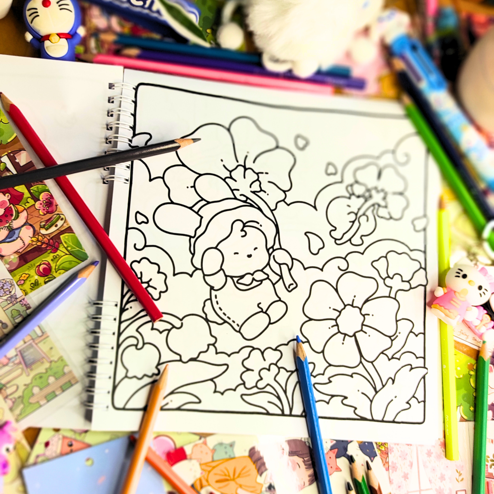 🌿🌸 Hidden Garden Coloring Book 🌸🌿