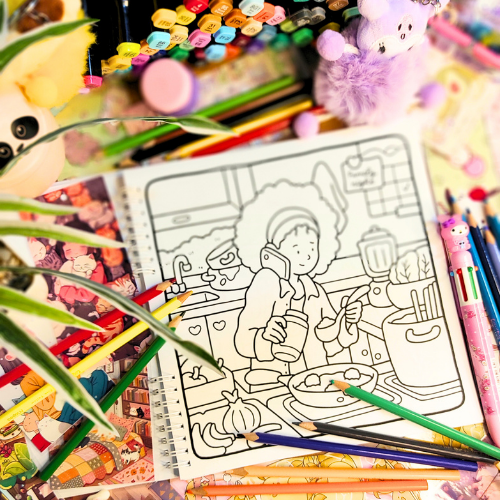 GIRL MOMENTS – Volume 2 Coloring Book