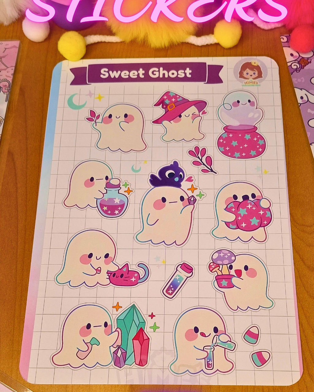 🎀🌸 Cute Sticker Sheet (A5) 🌸🎀
