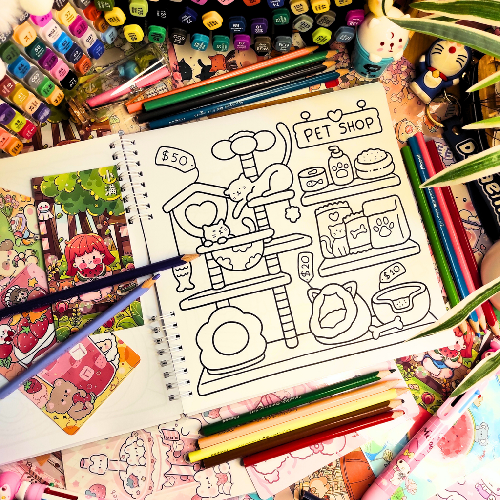 🏡✨ Little Corner Coloring Book ✨🏡