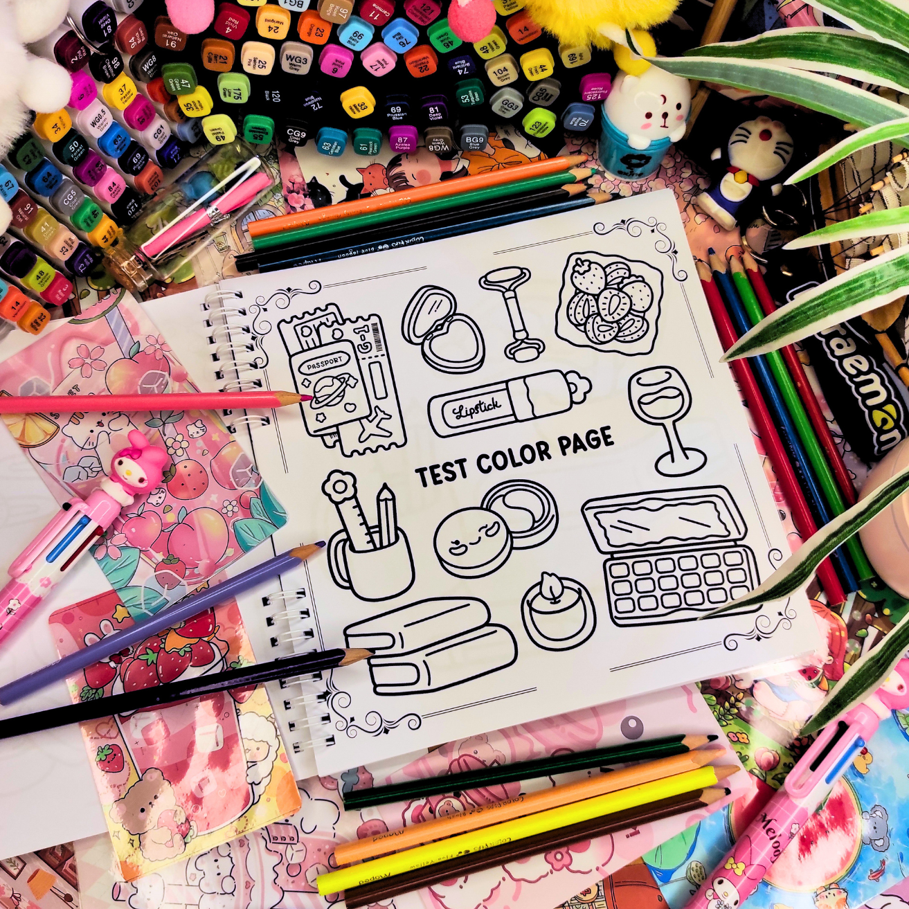 🎀🌸 Girl Things Coloring Book 🌸🎀