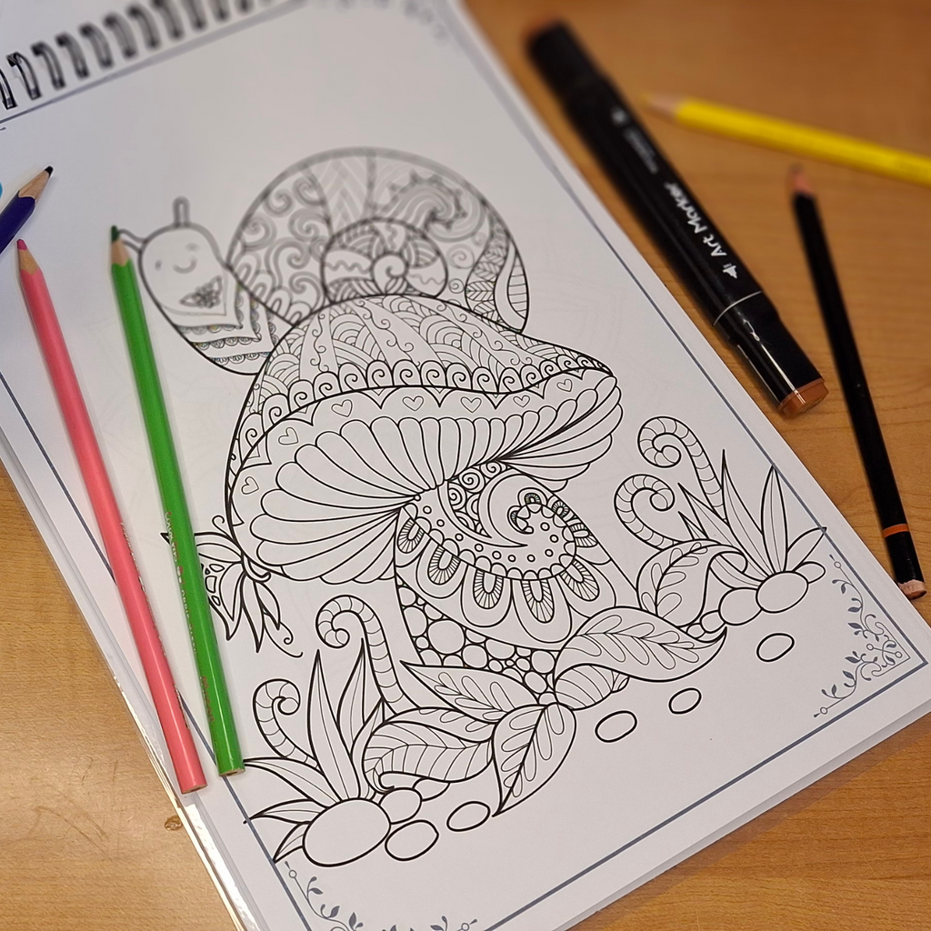 Zentangle Coloring Book for Adults 🌿