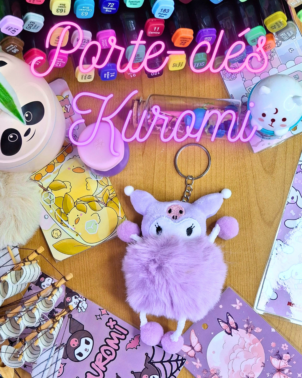 🎀 💕 Porte-clés fourrure: Un nuage de douceur et de tendresse