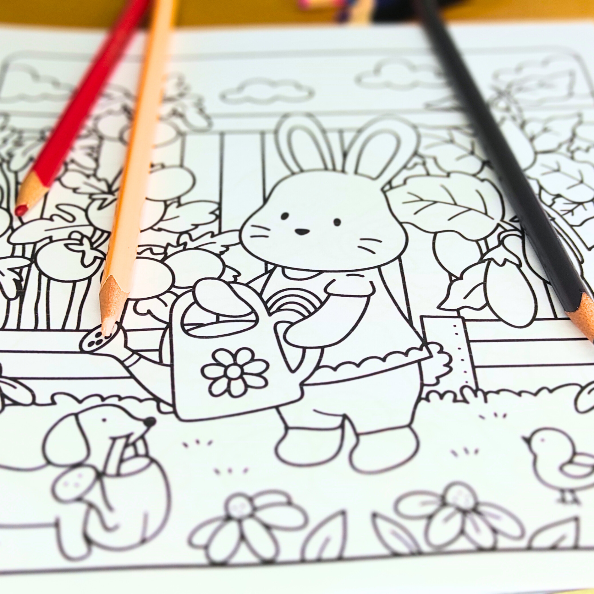 🌸 Cottage Friends – Cozy Coloring Book for Adults 🌸