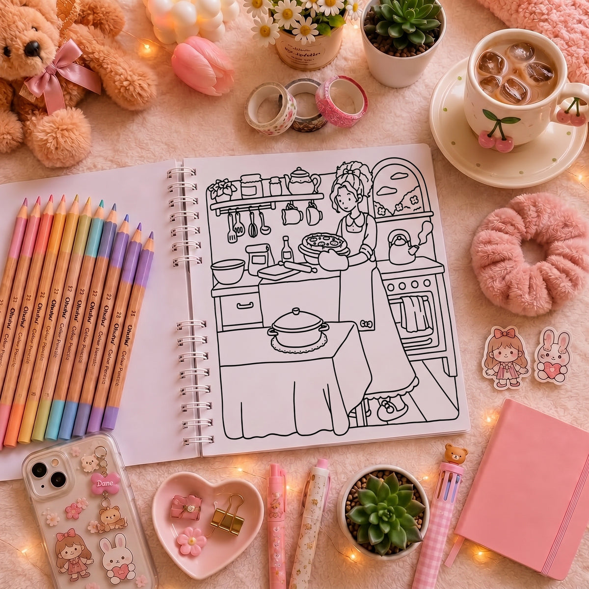🏡🌸 Cozy Home Coloring Book – Little Houses, Beautiful Escapes 🌸🏡