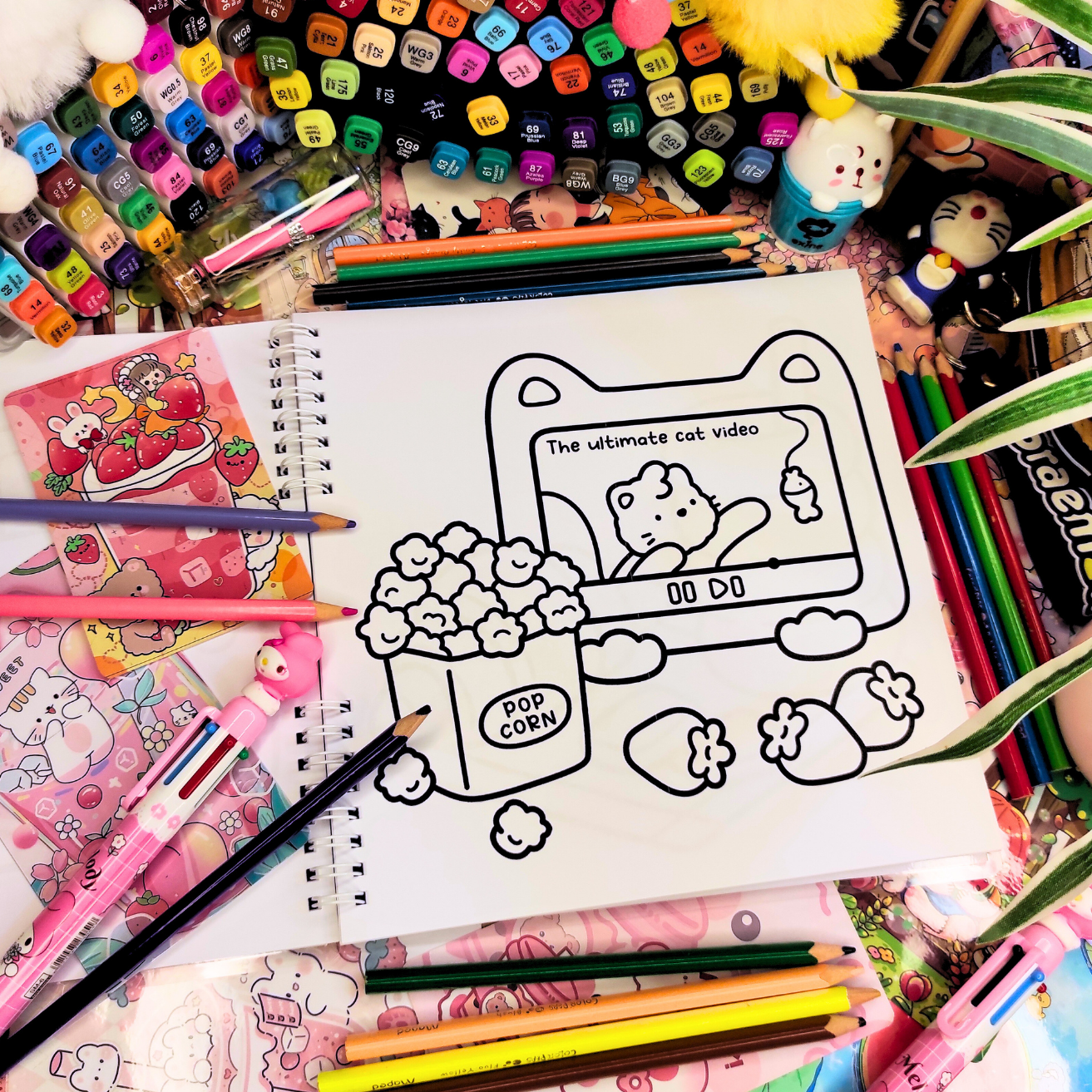 🎀🌸 Girl Things Coloring Book 🌸🎀