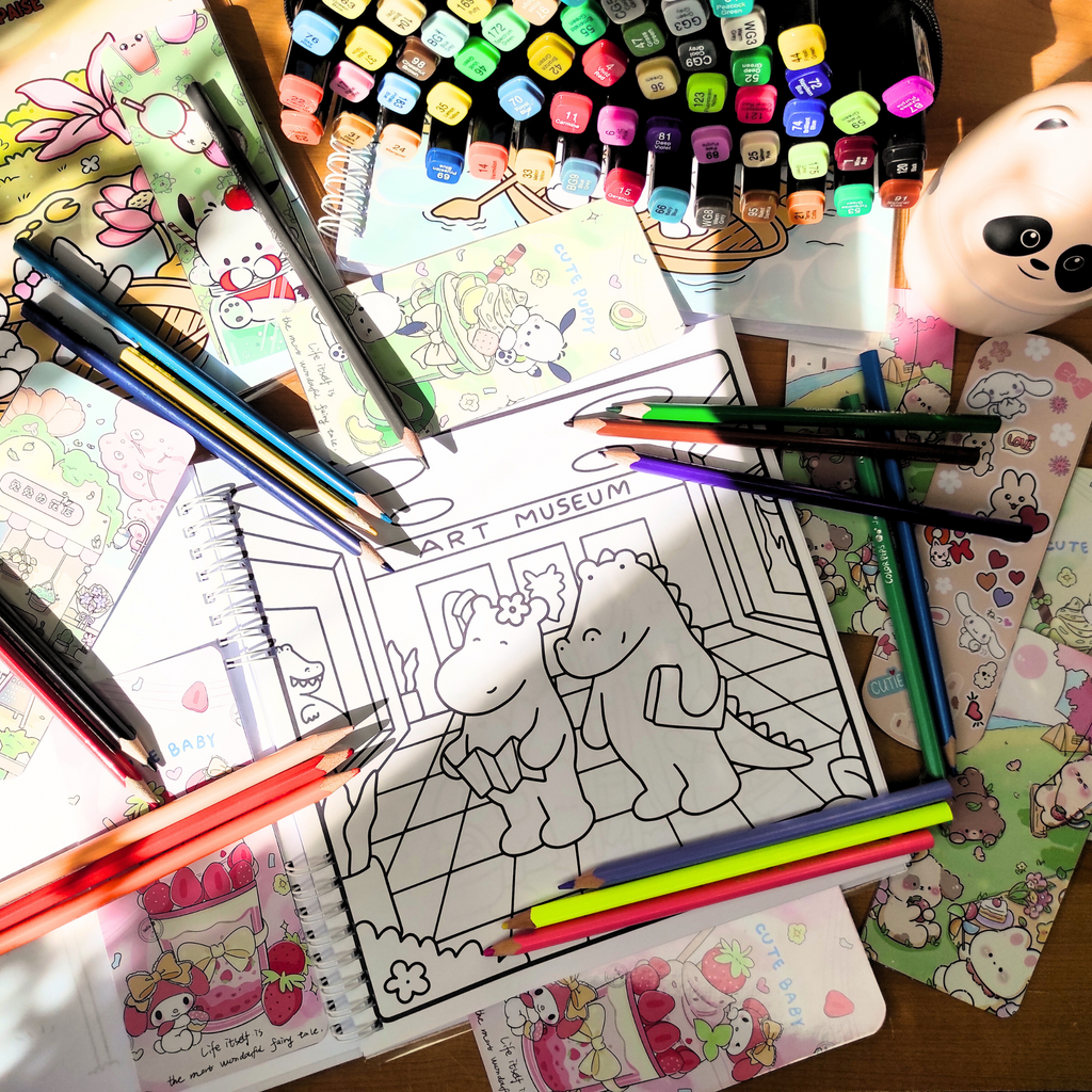 🌸 Douce Famille – A Heartwarming Family Coloring Book 🌸