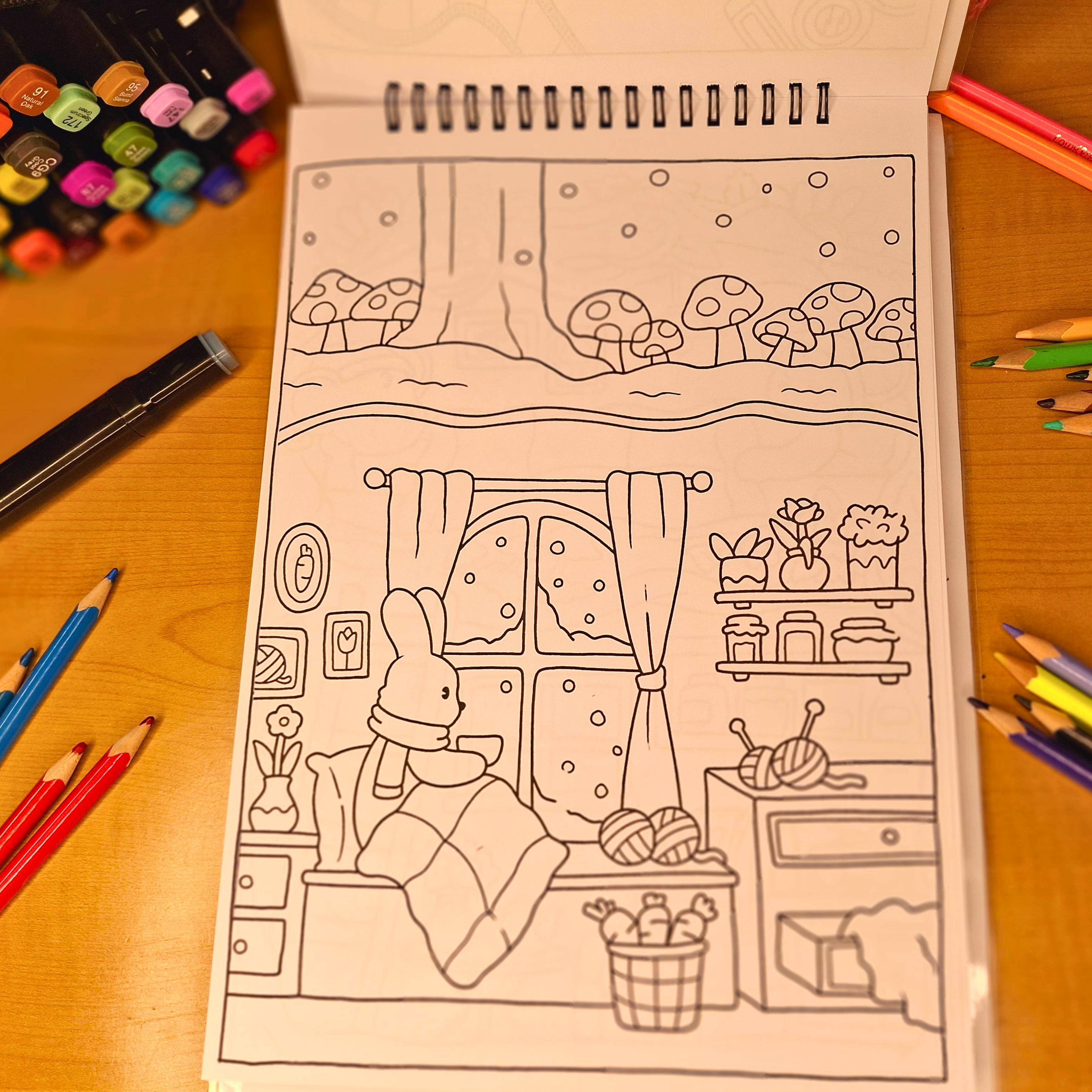 Rêves Douillets Coloring Book : 🌙✨ Cozy Dreams Collection