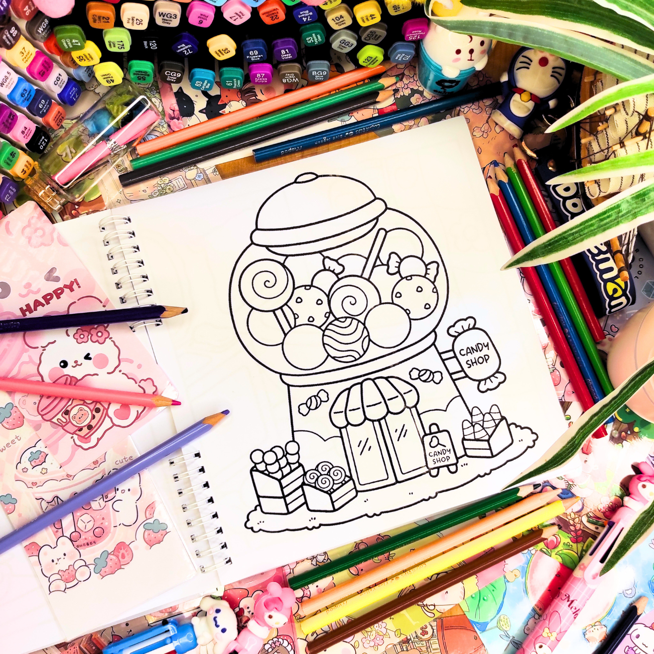 🌸☕ Cozy Place Coloring Book ☕🌸