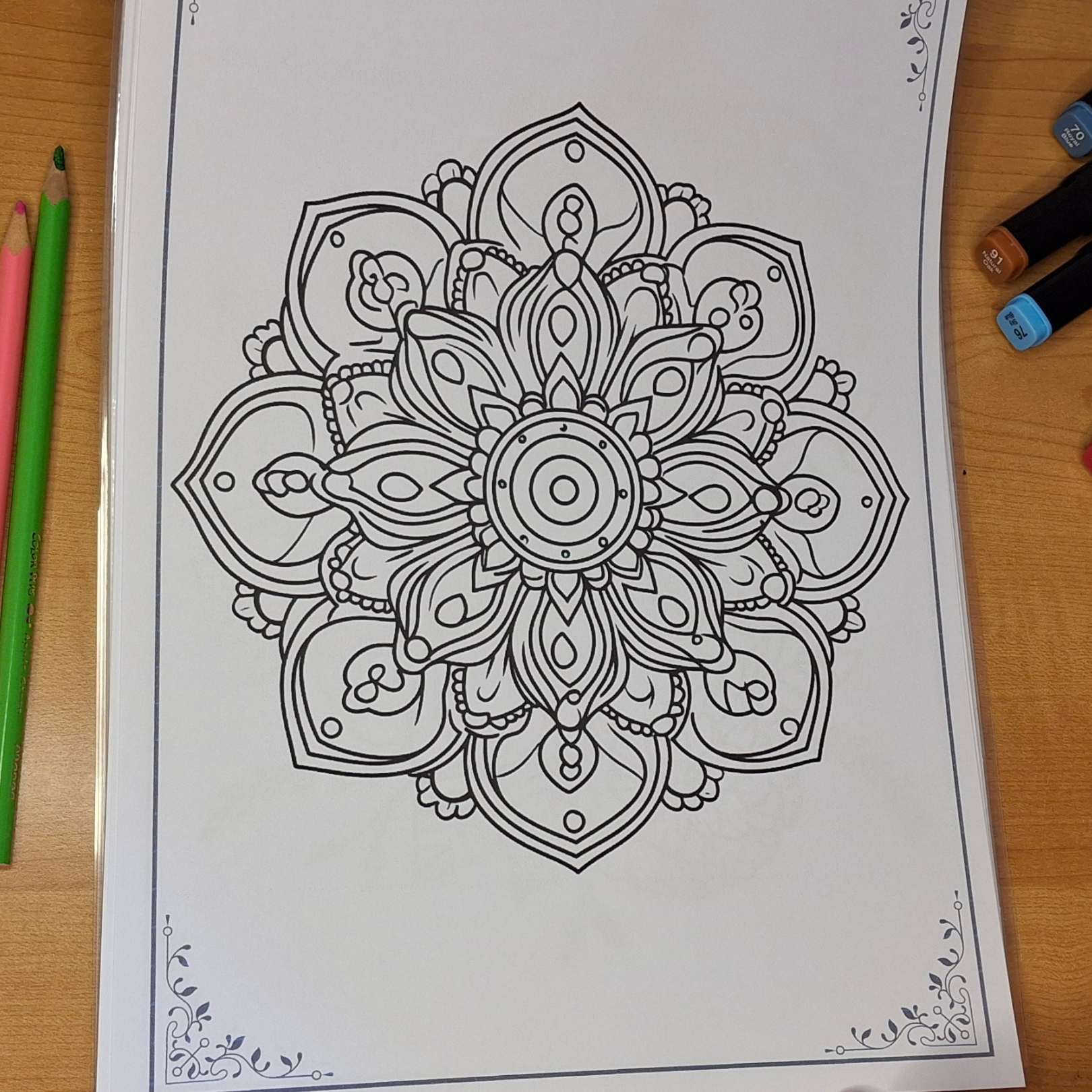 Zentangle Coloring Book for Adults 🌿