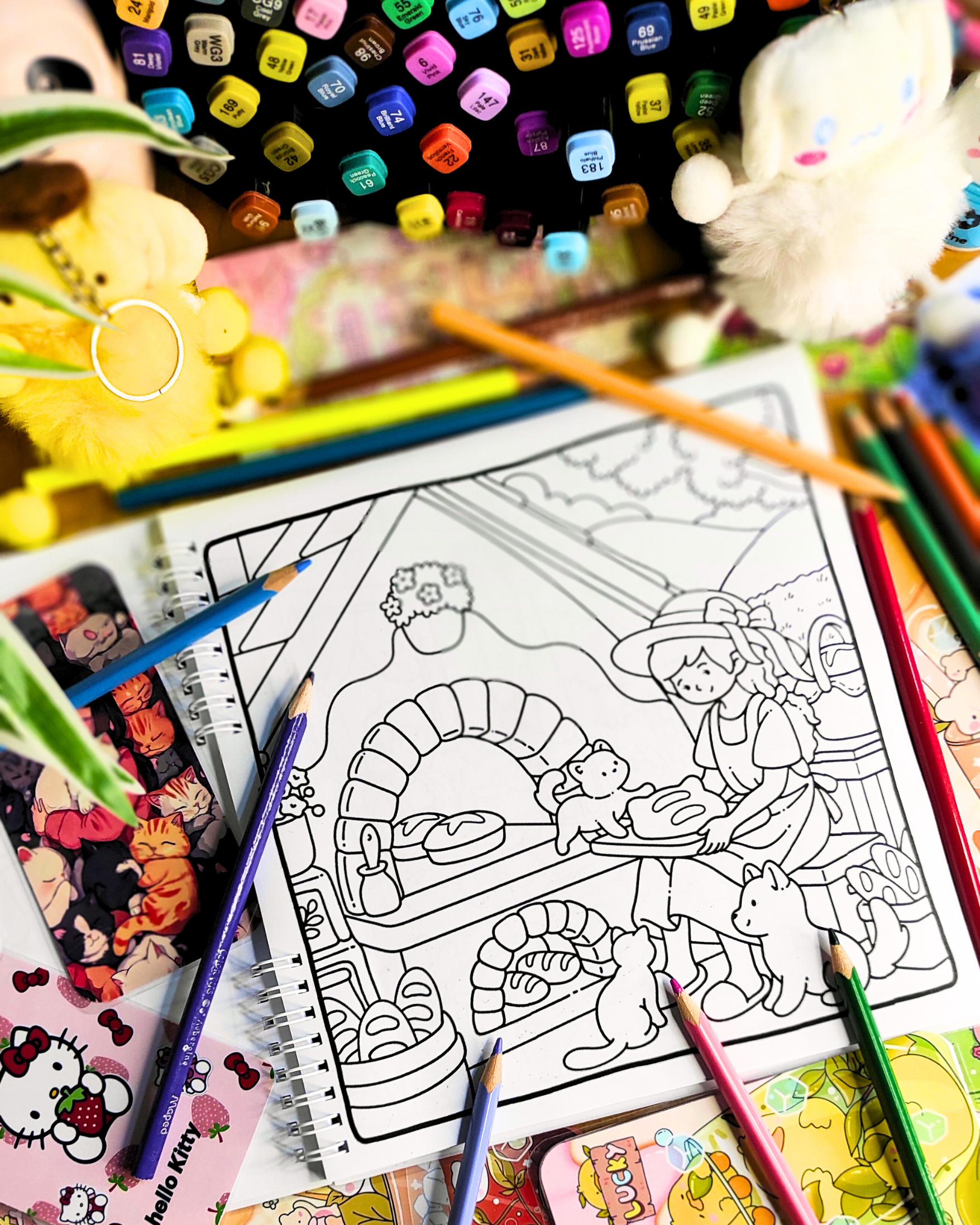 Simple Joys: Cute Coloring Book