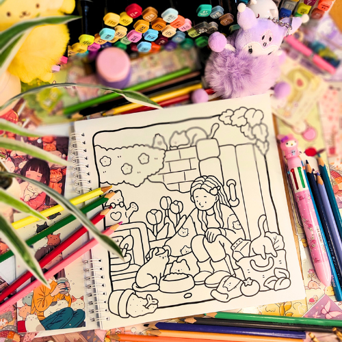 GIRL MOMENTS – Volume 2 Coloring Book
