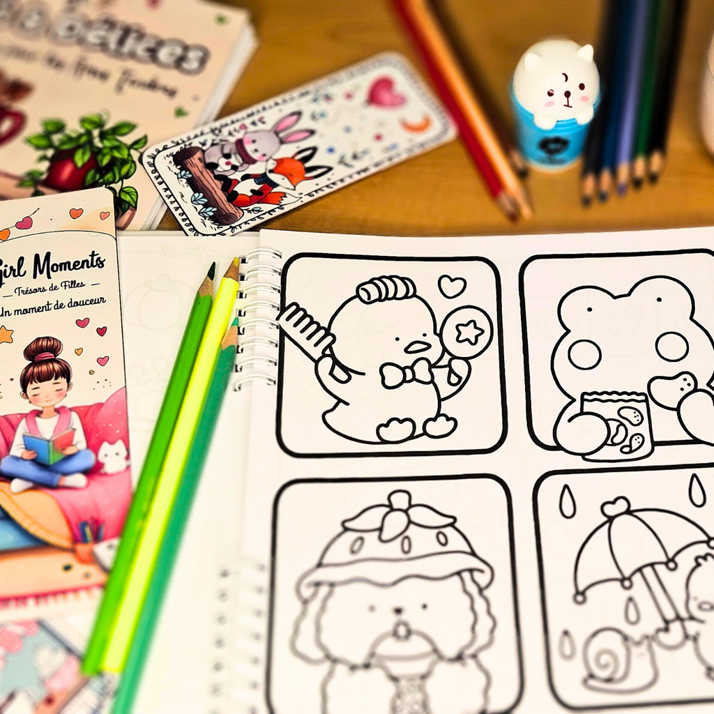 🧸🍪 Petites Gourmandises – Cozy Kawaii Coloring Book for Adults 🍪🌸