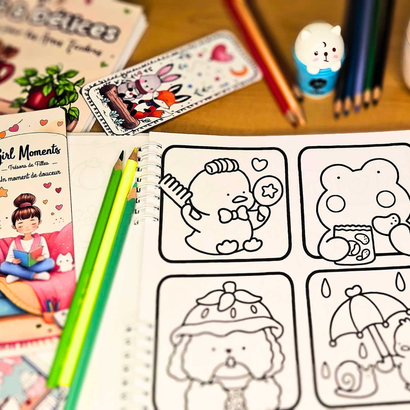 🧸🍪 Petites Gourmandises – Cozy Kawaii Coloring Book for Adults 🍪🌸