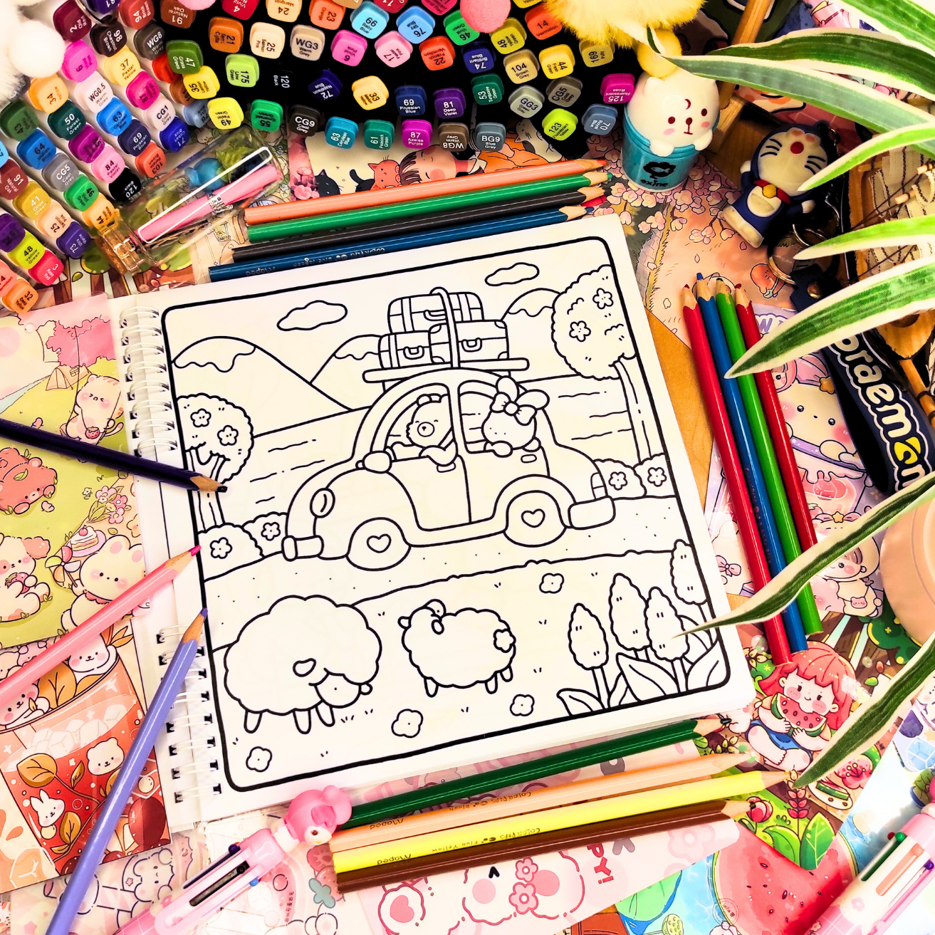 🌿✨ Little Cuddles Coloring Book ✨🌿