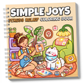 Simple Joys: Cute Coloring Book