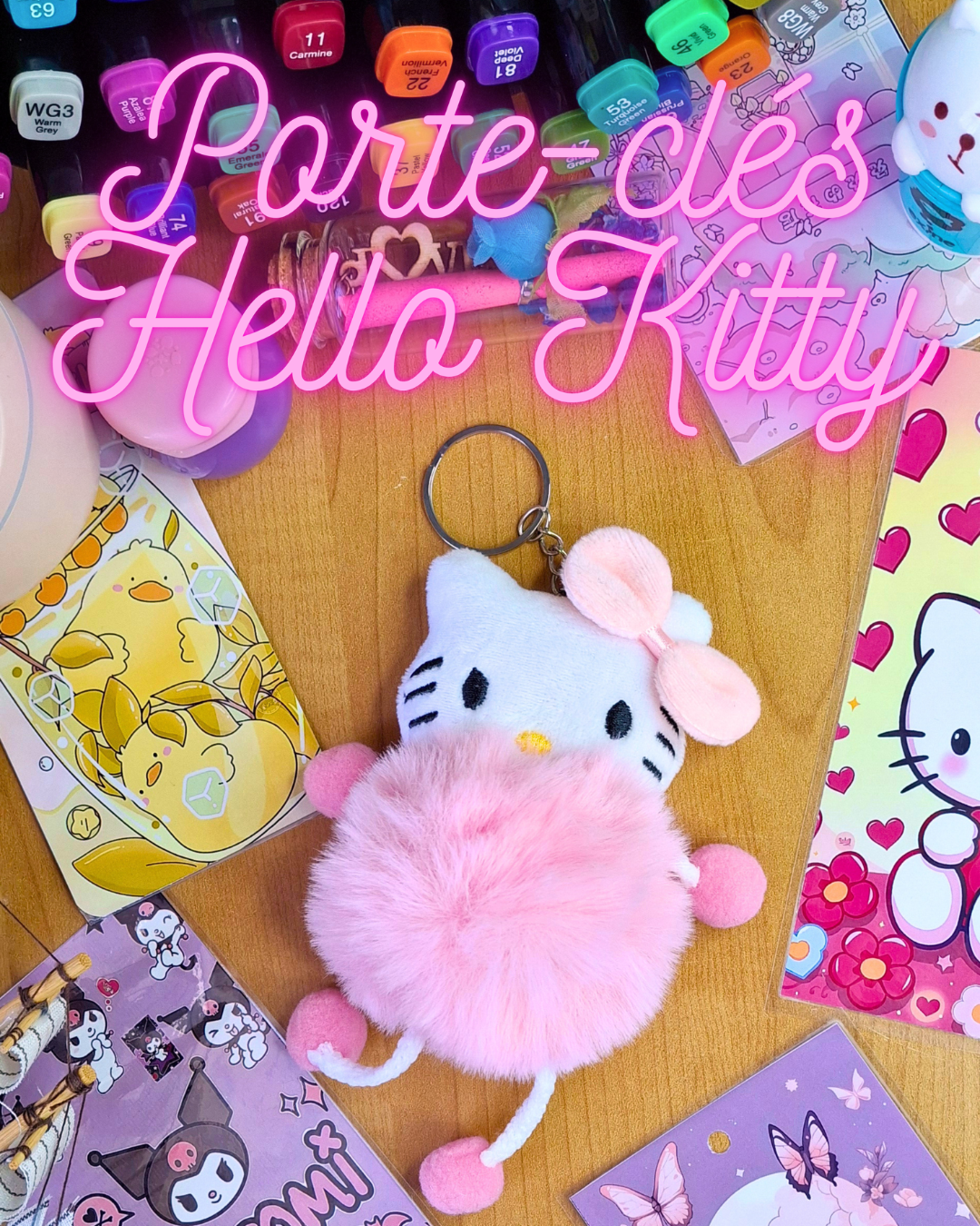 🎀 💕 Porte-clés fourrure: Un nuage de douceur et de tendresse