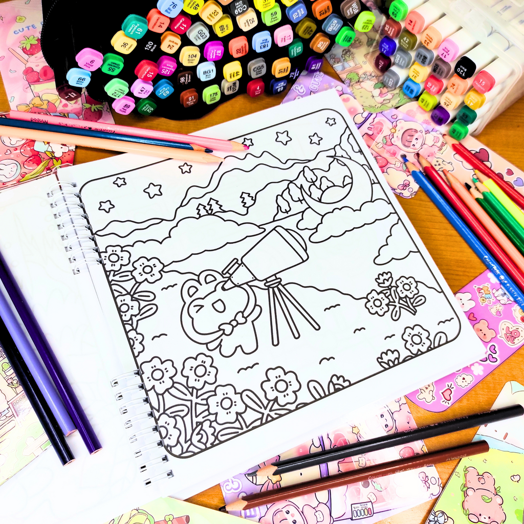 🐸✨ Froggy Days Coloring Book ✨🐸