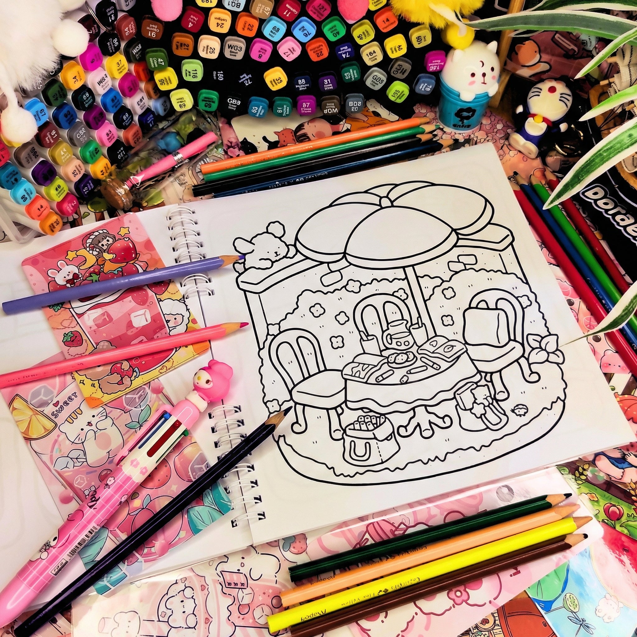 💜☕ Cozy Corner Coloring Book ☕💜