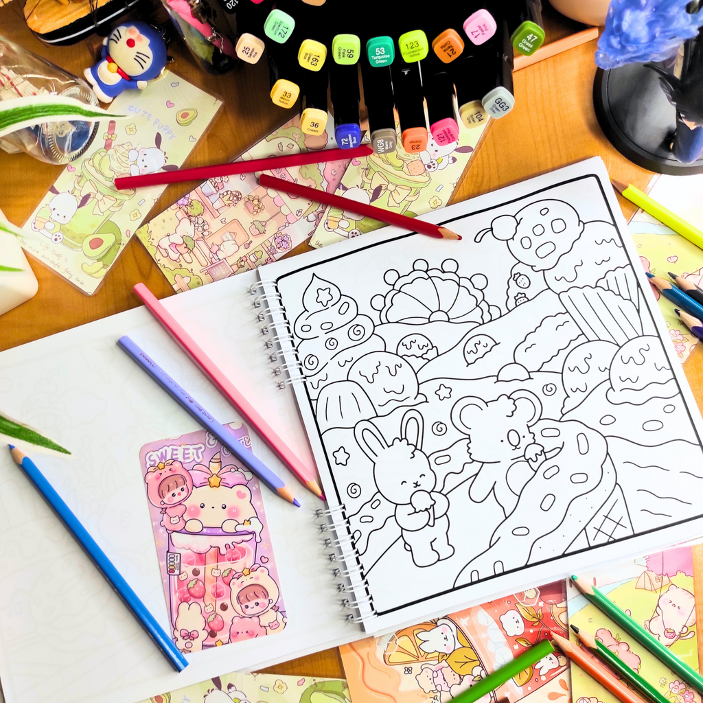 🕯️🍪 Hygge Delights Coloring Book 🍪🕯️