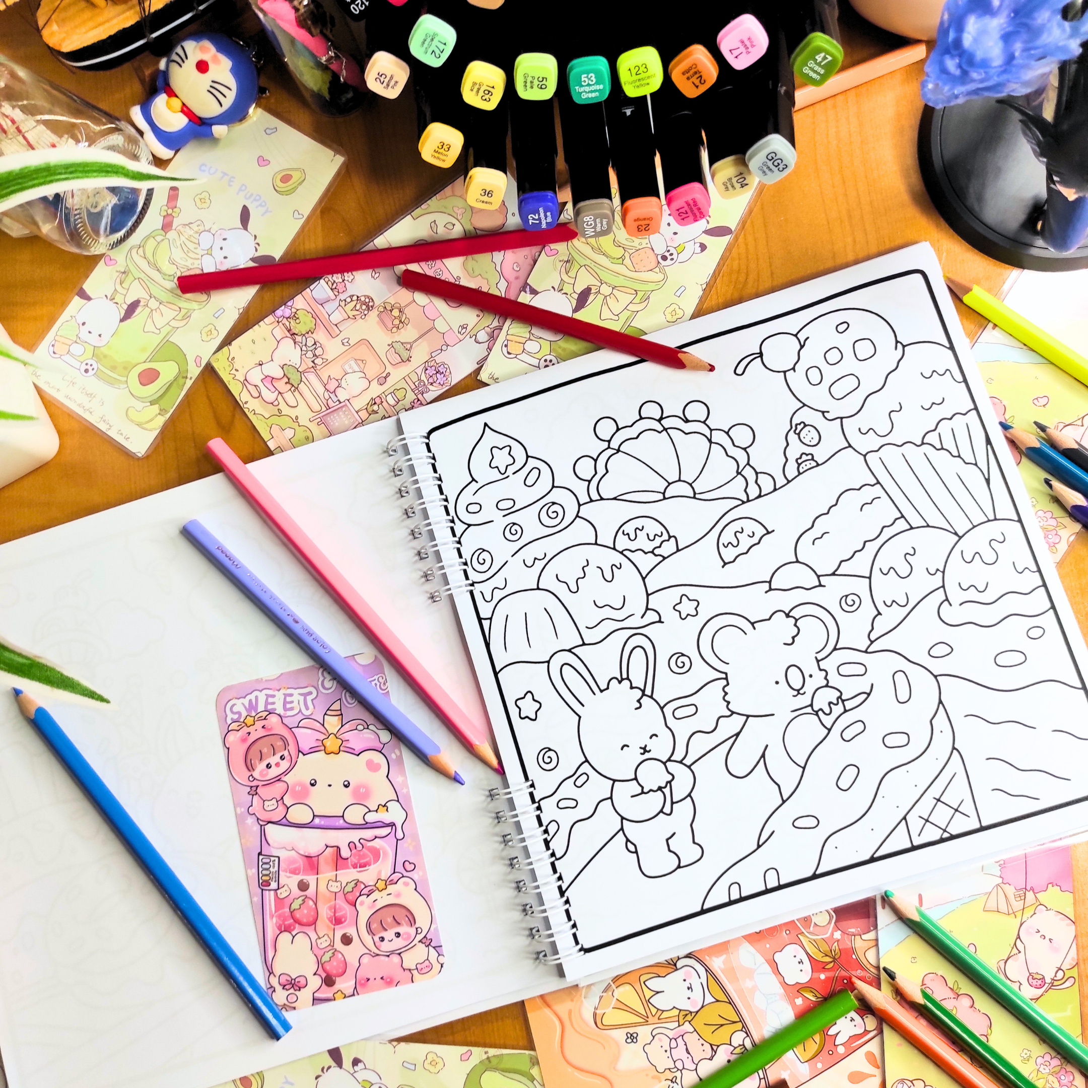 🕯️🍪 Hygge Delights Coloring Book 🍪🕯️