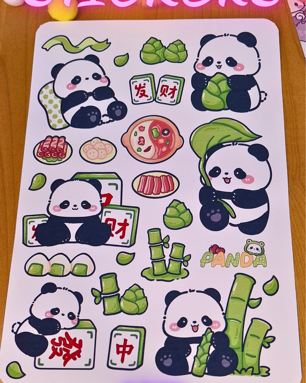 🎀🌸 Cute Sticker Sheet (A5) 🌸🎀