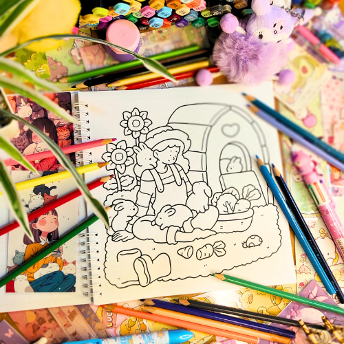 GIRL MOMENTS – Volume 2 Coloring Book