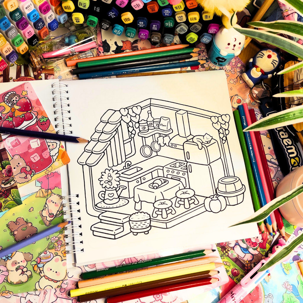🏡✨ Little Corner Coloring Book ✨🏡