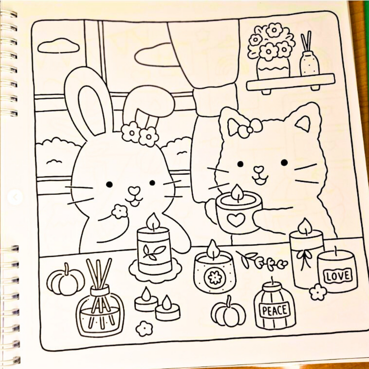 🔥🧸 AU COIN DU FEU Coloring book – Warm Hearts &amp; Cozy Moments 🧸🔥